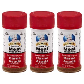 Chef Merito Carne Asada Meat Seasoning 3 oz (Pack of 3)