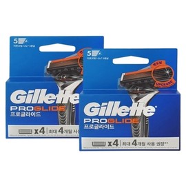 Proglide manual razor blades (4 packs) x2 / 프로글로라이드 매뉴얼 면도날 4입 x2