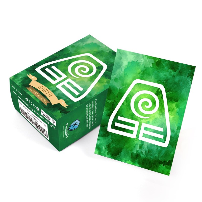 Katomula 100 MTG Card Sleeves with 100 Inner Sleeve, Textured