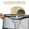 Mosquito Head Net Hat Sun Hats with Hidden Net Mesh