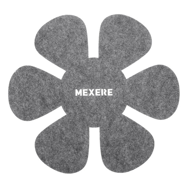 QUARKZMAN 26cm/10,2" Topf- und Pfannenschoner, 3er-Pack Anti-Rutsch-Pfannenteiler-Pads Topftrenner-Schoner zum Stapeln