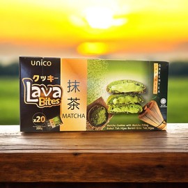 1 Pack - Green Tea Matcha Cookies - Banh Quy Nhan Tra Xanh - 20 Cakes per Box - Product of South Korea