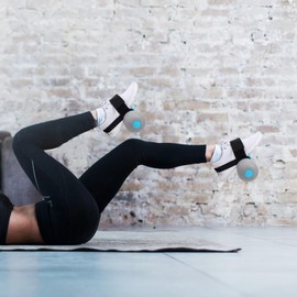 Yardwe 2PCS Tibialis Trainer Strap for Shin Relief Exercises Adjustable Ankle Weights Fitness Dumbbell Foot Attachment for Leg Muscles Strength Training Workout, Leg extensions