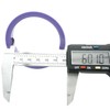 4x Centring Rings 64.0 to 60.1/64.0-60.1 Purple
