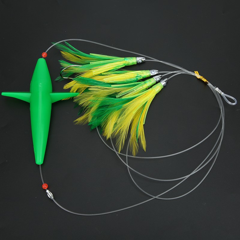 Schwertfisch Feather Tuna Artificial Fishing Lure Tease Accessories for Large