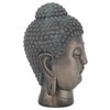 Resin Buddha Head Statue Figurine Ornament Buddhist Supplies Home Tabletop