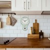 TFA Dostmann Retro Analogue Wall Clock with Timer 60.3073.20 Egg