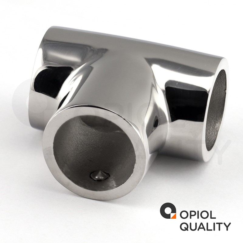 OPIOL QUALITY® Railing T-piece 90° 25 mm made of stainless