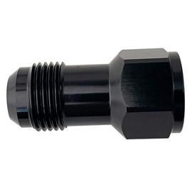 8 AN Female to 8AN Male Flare Extension Fitting Adapter Aluminum Extender Hose Fittings Black