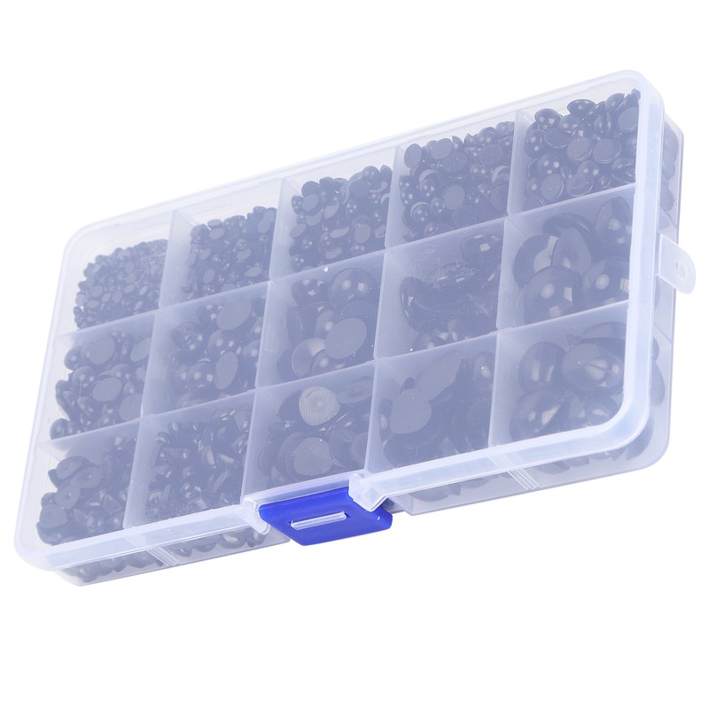2575Pcs Plastic Eyes and Noses Pack Safety DIY Craft Kit