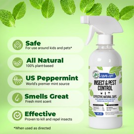 8oz Insect and Pest Control Peppermint Oil - Natural Spray for Spiders, Ants, and More (2)