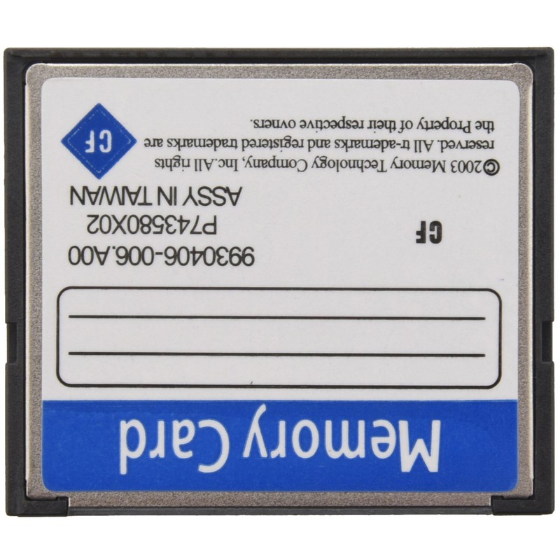 Atelierate Professional 32GB Compact Flash Memory Card(White&Blue)