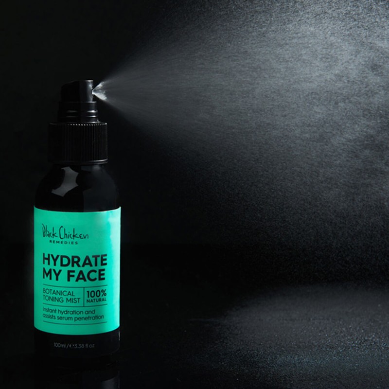 Black Chicken Remedies Hydrate My Face Toning Mist, 100ml
