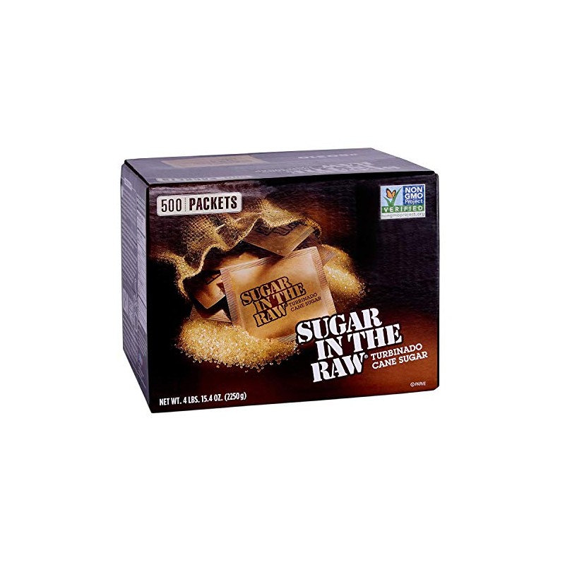 Sugar In The Raw, 500 Packets 4 LBS,15.4 Ounces