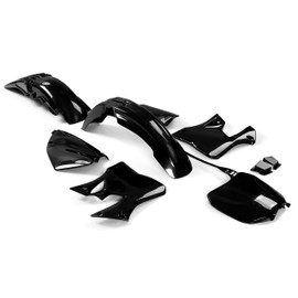 ECOTRIC Replica Restyle Plastic kit Compatible with 1996-2001 Yamaha YZ125 YZ250, Black