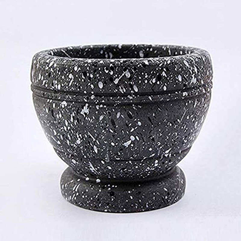 Leoyee Garlic Press, Mortar and Pestle, Easy to Clean Mini