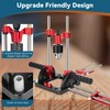Bvomheez Portable Drill Guide, Multi Angle Drill Guide for Straight