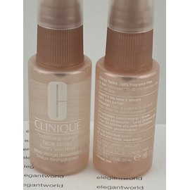 CLINIQUE Moisture Surge Face Spray Thirsty Skin Relief MINI 1oz 30ml Lot Of 2