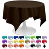 PARTY ULYJA Brown Tablecloths Plastic 3 Pack Premium 84 Inches