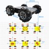 4WD Omni-Directinal Smart Robot Car Chassis with 96mm Mecanum Wheel