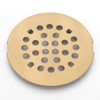 Snap-in Shower Drain Cover 4-1/4 inch Shower Strainer Grid Round