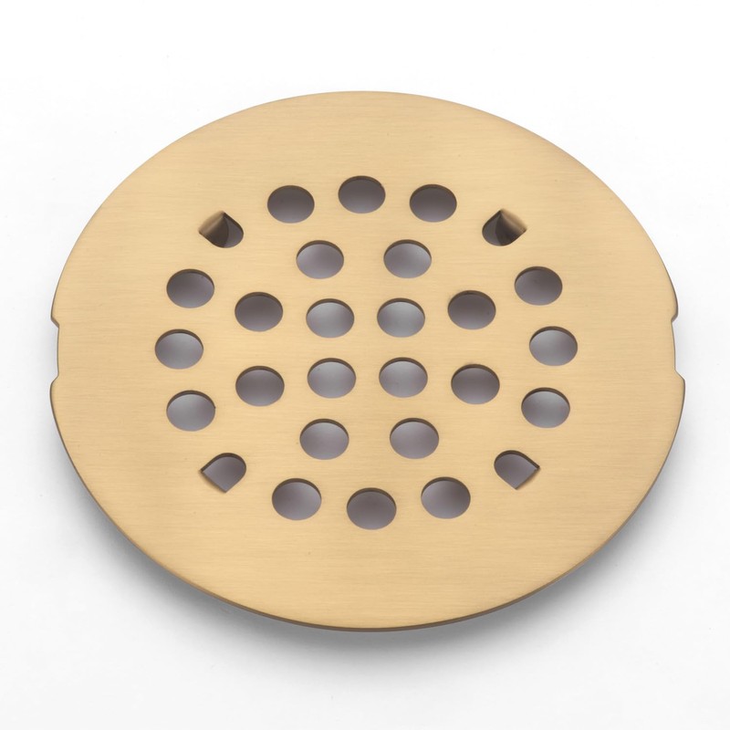 Snap-in Shower Drain Cover 4-1/4 inch Shower Strainer Grid Round