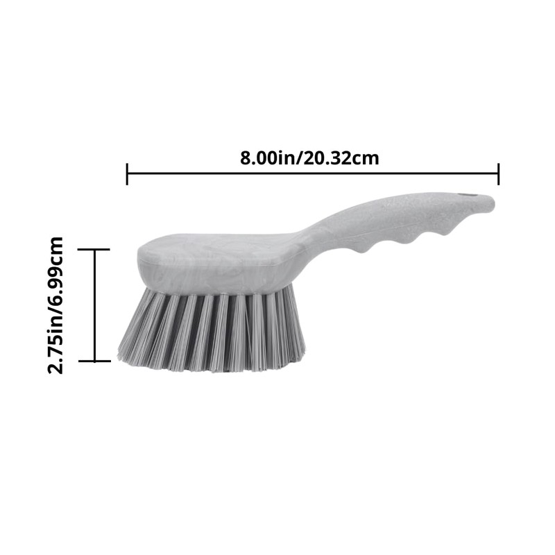 Carlisle Paddles Scrub Brush, White