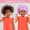 Heniho Gorros Satén Coleteros Niños Bonitos Pelo Niñas Cabello Rizado
