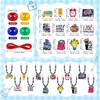 APUDWN 24 Sets Back to School Bead Necklace Crafts Kit