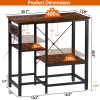 SEGAWE 20-39 Gallon Aquarium Stand Metal w/ 3-Tiers Adjustable Storage