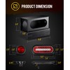 Partsam 2Pcs Trailer Light Boxes Kit, Rust-Resistance Steel Housing, w/