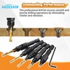 MUXSAM 1/4 inch Hex Shank Countersink Drill Bit Power Tools