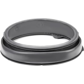 Upgraded WH08X10064 Washer Door Boot Seal Compatible with GE Washer Door Seal Front Load Washer Door Boot Rubber Seal Replacement GFWH1400D0WW, GFWH1300D0WW, GFWN1100D0WW, GFWH1405D0MS Door Gasket