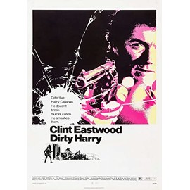 OMG Printing Dirty Harry Clint Eastwood Poster/Print/Picture Satin Photo Paper - A4-210mm x 297mm