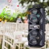 Dazone 3000W Portable Bluetooth Party Speaker with Subwoofer Heavy Bass