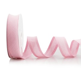 Inastri 25/5/5 mm Cotton Bias Binding, Pink