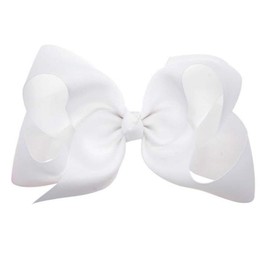 ZCYYYS Hair Clips Boutique Hair Bows Alligator Clip for Women Girl Hairpin 6 Inch TSFJ02N (White)