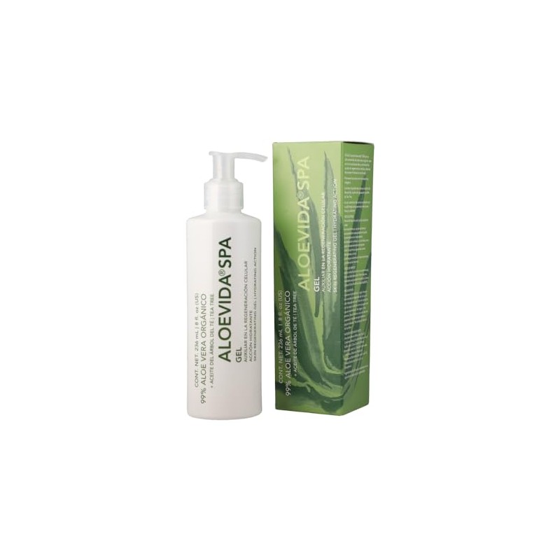 Aloevida Gel 98% Aloe vera orgánico + tea tree 236