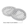 10 Pcs 50mm Round Air Vent Grille Grill Cover Air