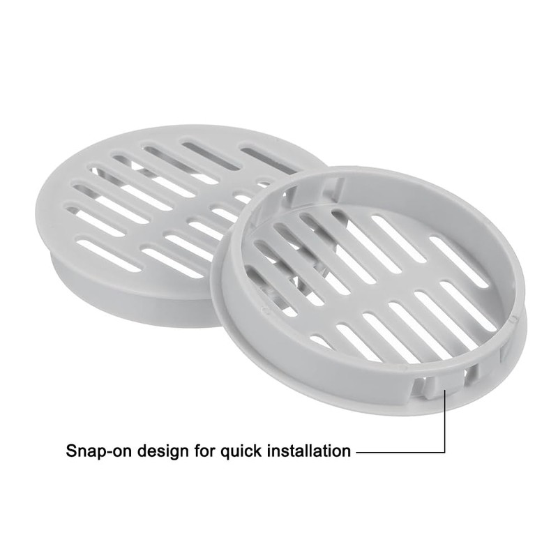 10 Pcs 50mm Round Air Vent Grille Grill Cover Air