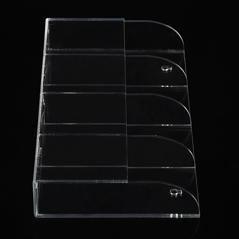 TV Remote Control Holder Wall Mount Acrylic Clear Media Organizer