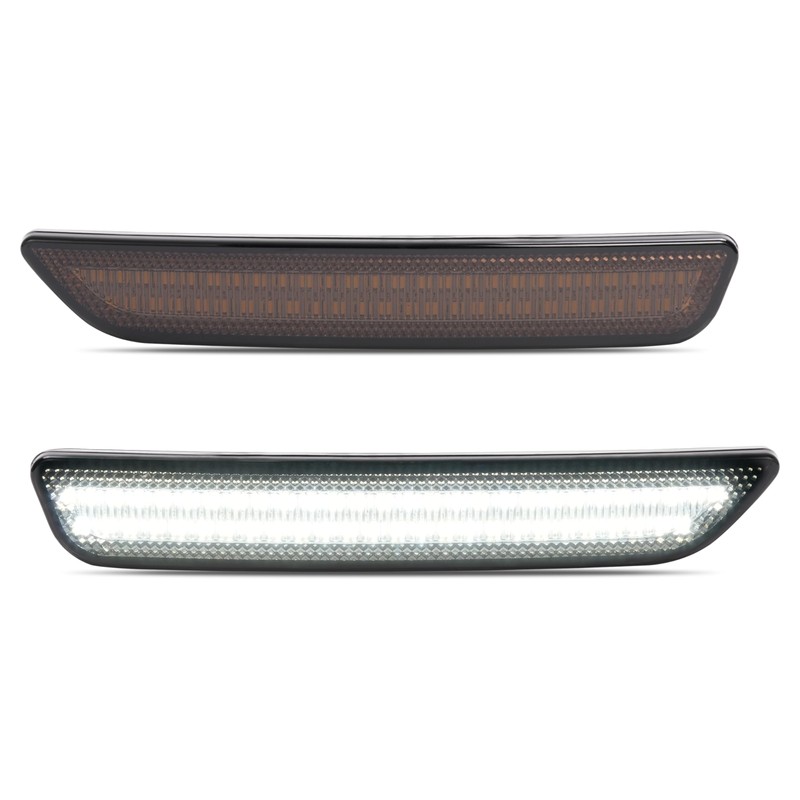 HECASA Front LED Side Marker Light Compatible with 2010-2014 Ford