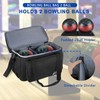 WOLT Bowling Ball Bag 2 Ball Bowling Bag,Double Bowling BALL