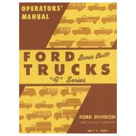 1950 Ford Truck Owners Manual 50 (with Decal)