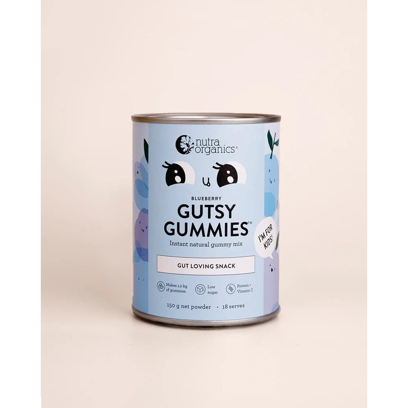 Nutra Organics Gutsy Gummies, Strawberry / 150g