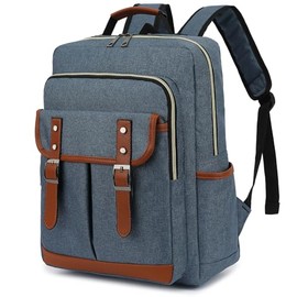 YGR Laptop Backpack for Women, Female, College, Travel, Business, Outdoor Sports, Office, Work in Blue