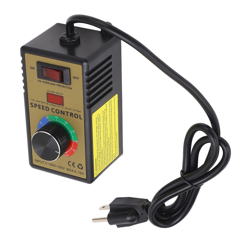Speed Regulator Motor Fan Controller Stepless Speed Control Switch 15A