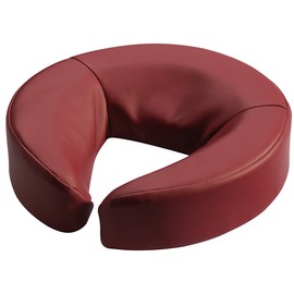 Master Massage Table Face Cradle Pillow, Professional Face Pillow Cushion For Massage Table,Bed,Chair Face Down Sleeping Pillow, With Pu Leather and Memory Foam (Burgundy)