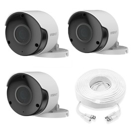 LIVEBEAR Wisenet SDC-89445BF/89447BF 5MP CCTV Surveillance Weatherproof Bullet Security Camera 82ft 3.6mm Lens 104° Wide Angle Compatible with SDH-B84045BF; SDH-C84085BF; SDH-C85127