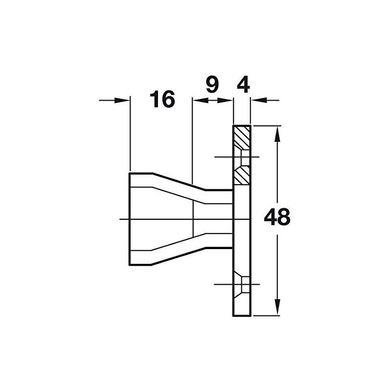 Keku Push in Plinth Fasteners Fittings Press Fit Panel Clips